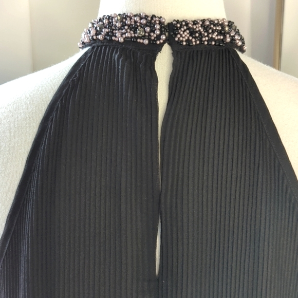 Zara | black beaded top | small - Picture 5 of 7